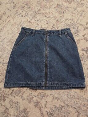 Hollister Ultra High Rise Jean Skirt